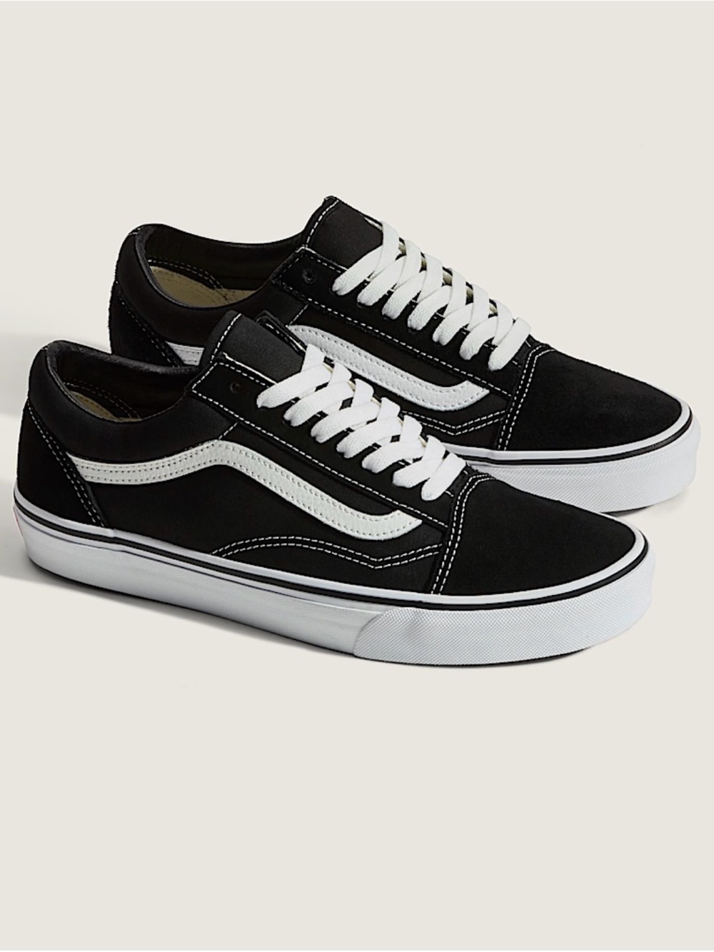 Vans Old Skool Skate Shoes - Black & White